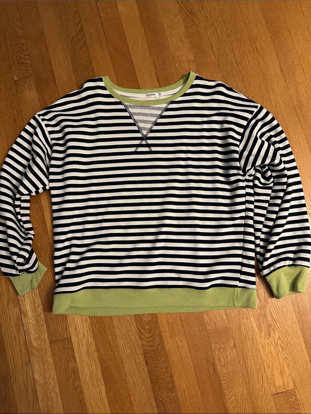 Striped sweatshirt